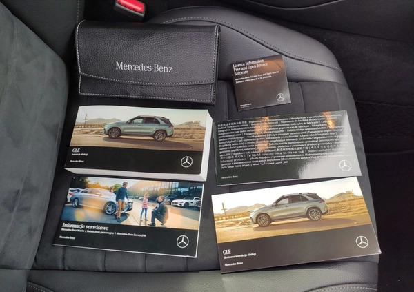 Mercedes-Benz GLE cena 258000 przebieg: 71000, rok produkcji 2020 z Warszawa małe 436